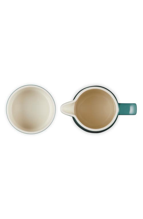 Le Creuset Stoneware Cream & Sugar Set In Artichaut