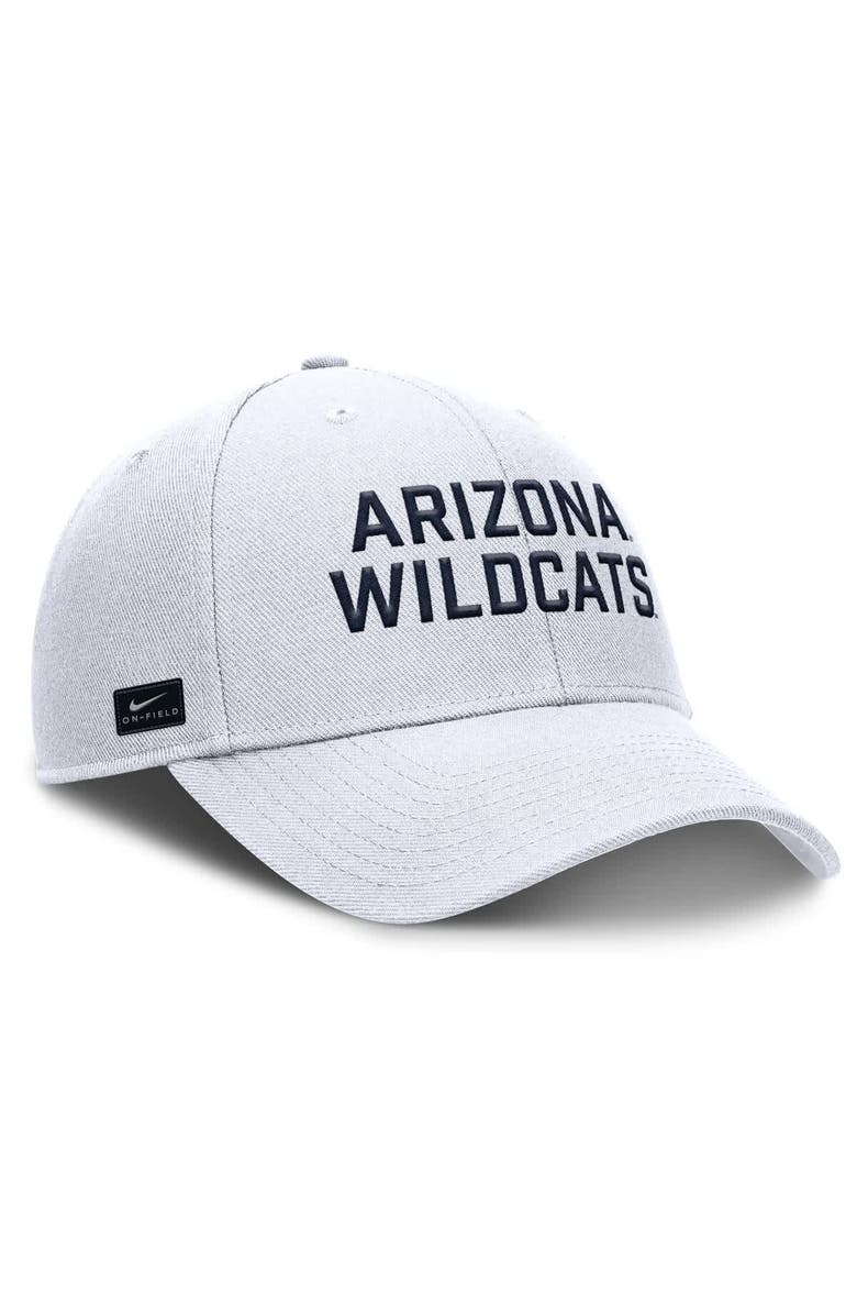 Nike Men's Nike White Arizona Wildcats Rise Practice Adjustable Hat, Alternate, color, White