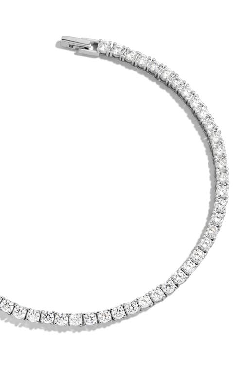 Baublebar Bennett Cubic Zirconia Tennis Bracelet In Silver