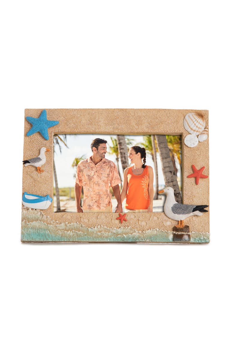 4x6 Sand Seagull Picture Frame Photo Frame, Main, color, Beige
