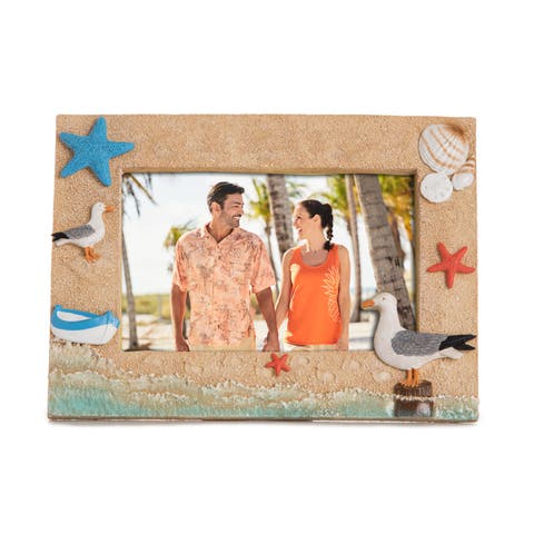 4x6 Sand Seagull Picture Frame Photo Frame