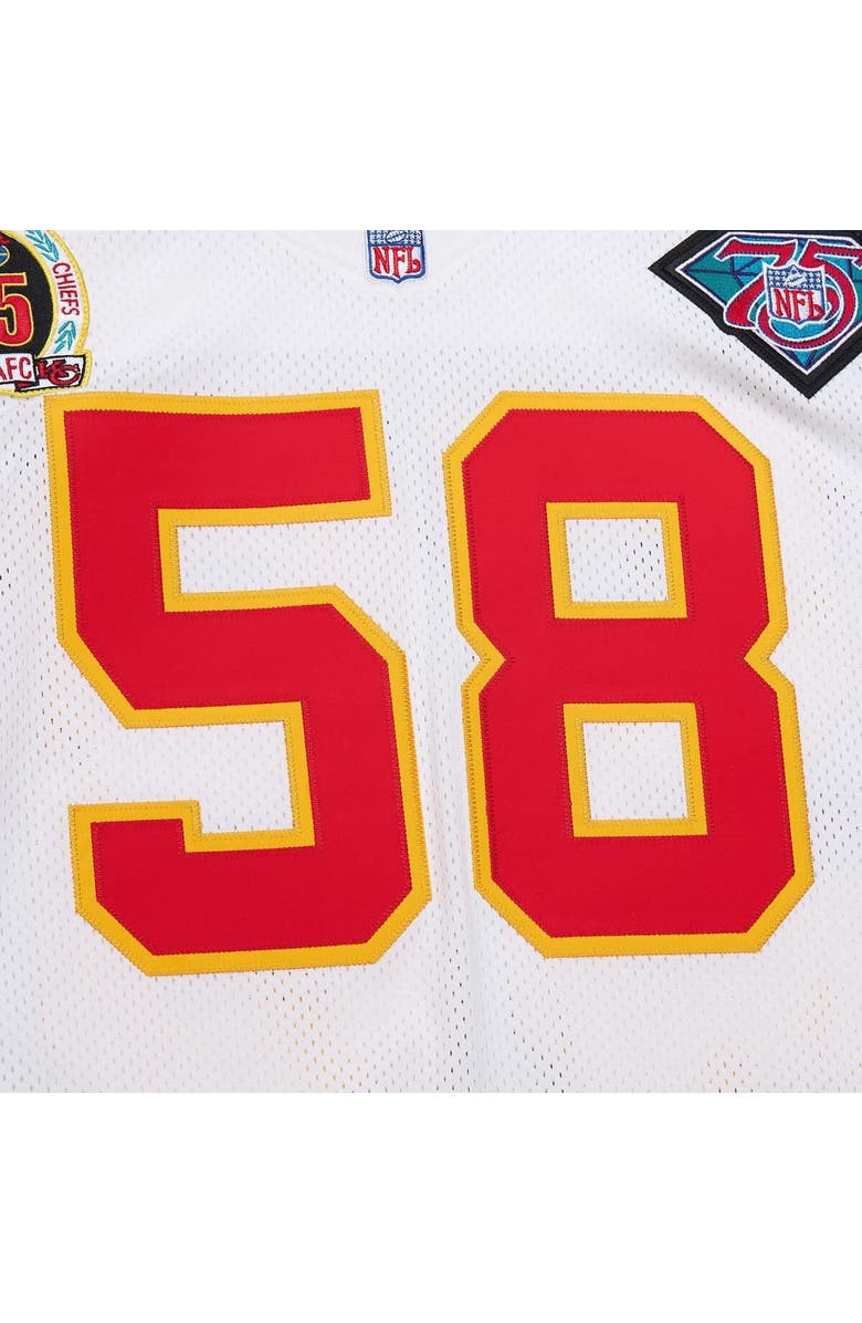 Mitchell & Ness Men's Mitchell & Ness Derrick Thomas White Kansas City Chiefs 1994 Authentic Throwback Retired Player Jersey, Alternate, color, White