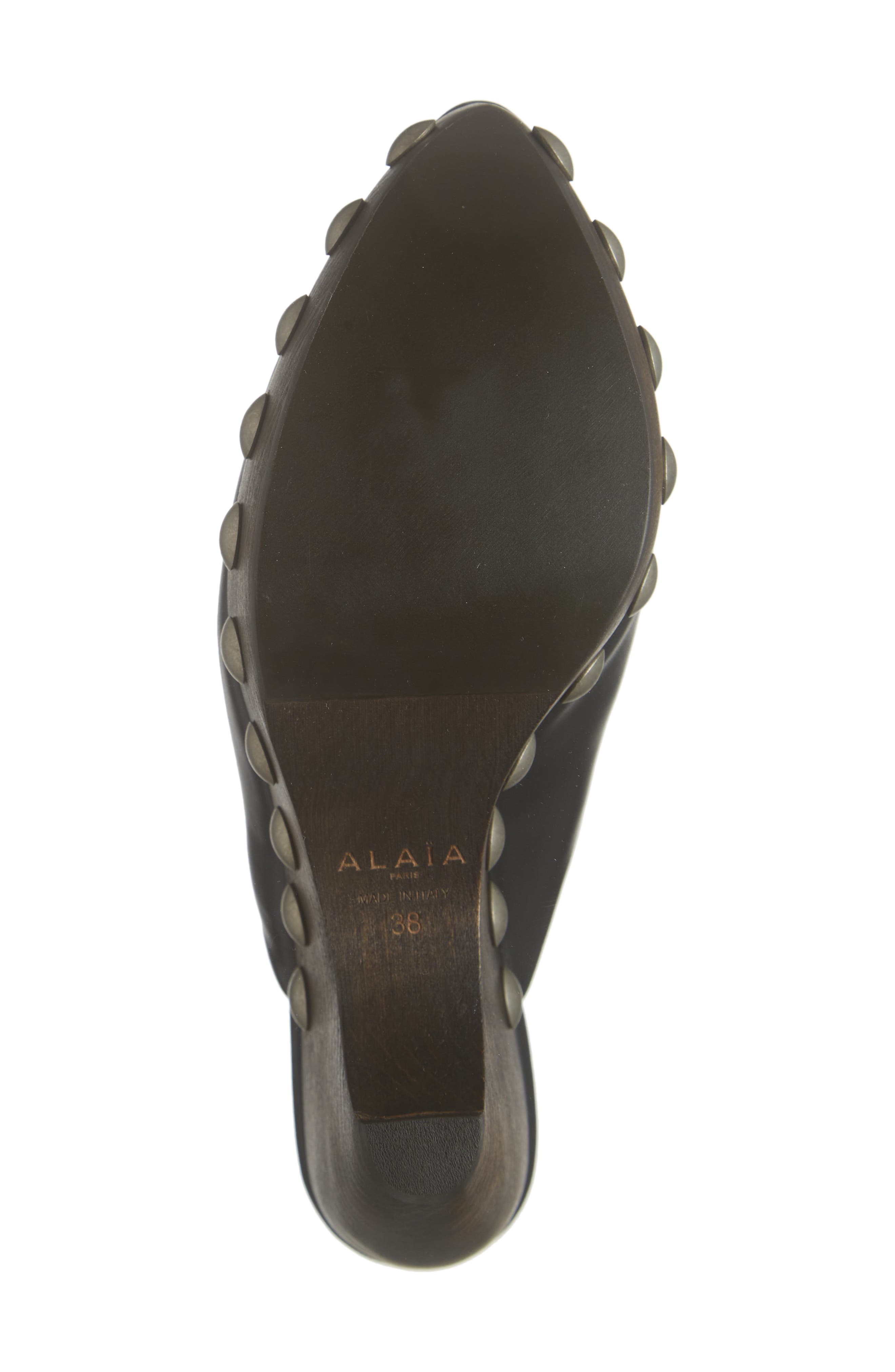 Alaïa Pointy Toe Clog, Alternate, color, 