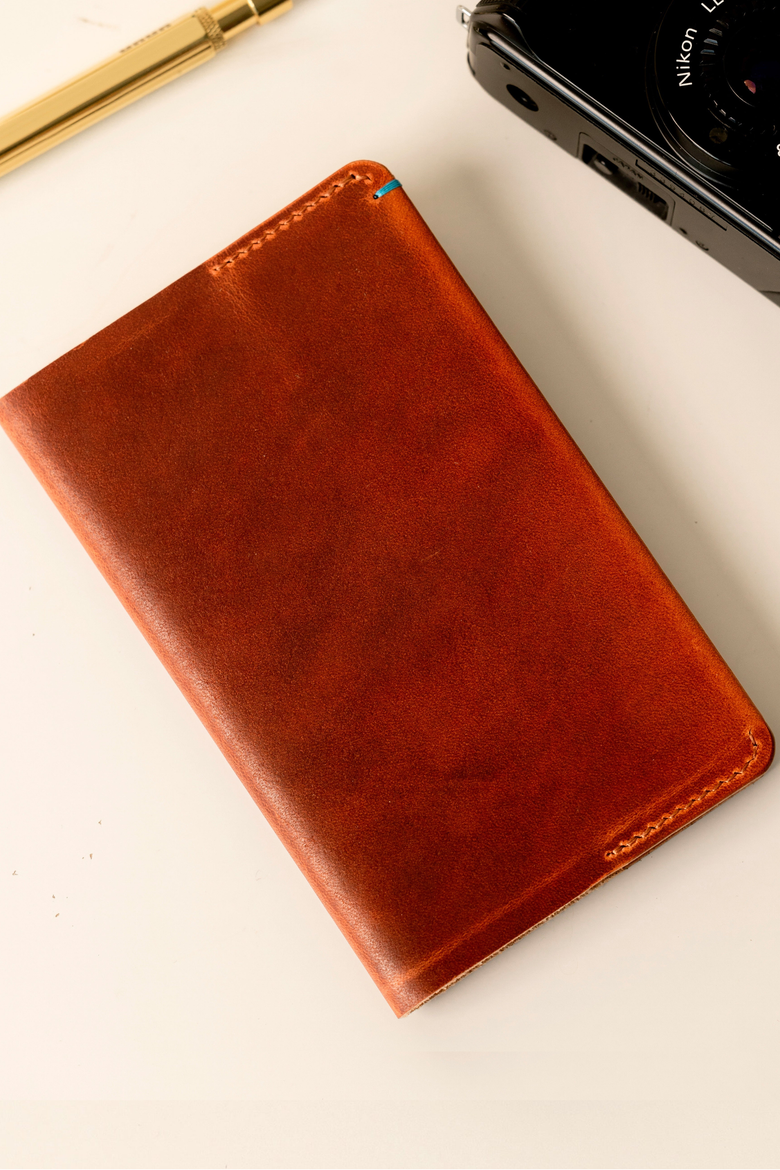 The Companion Horween Leather Pocket Journal, Alternate, color, English Tan