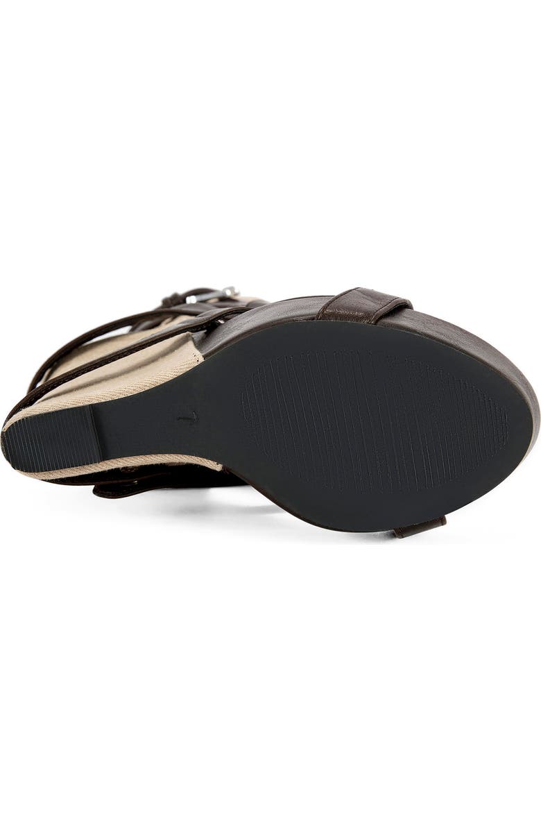 AZALEA WANG Rothko Platform Wedge Sandal, Alternate, color,