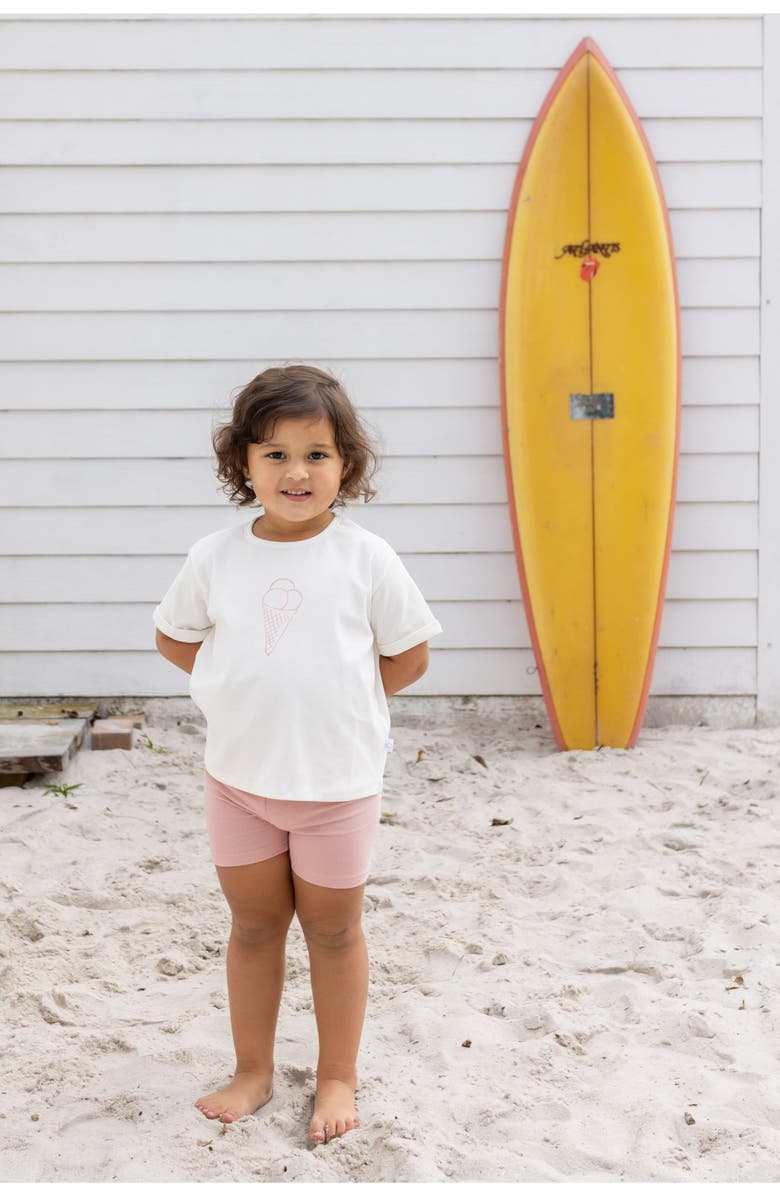 Pouf Oversized Tee Set for Girl, Alternate, color, Pink