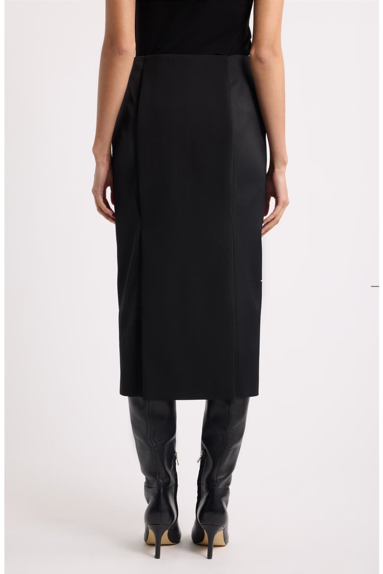 Rentia Midi Skirt, Alternate, color, BLACK