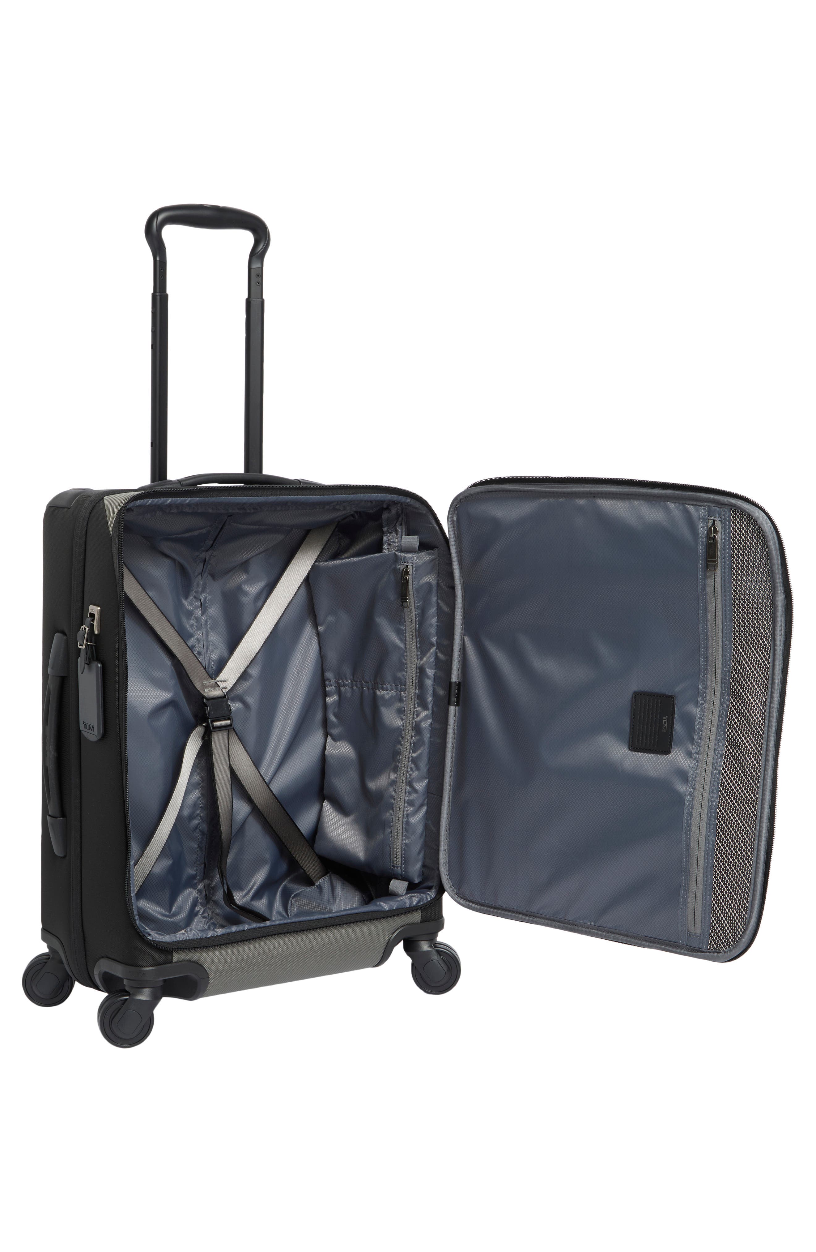 TUMI Continental Front Lid Four Wheel Spinner Suitcase, Alternate, color, Alloy