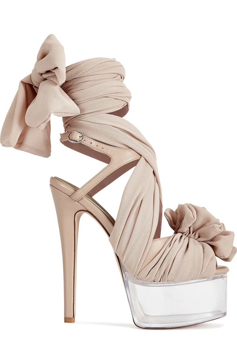 AZALEA WANG Beauden Ankle Strap Platform Sandal, Alternate, color,