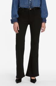 FRAME Pixie Icon High Waist Flare Jeans