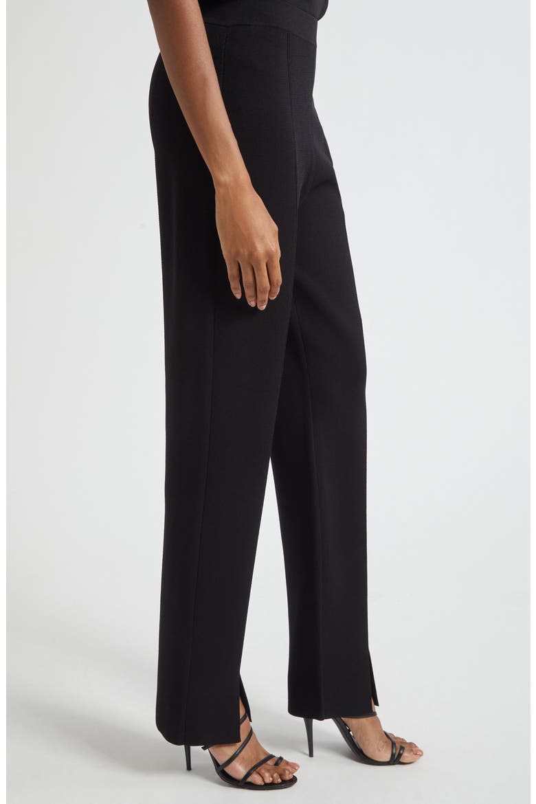 Dani Slim Fit Knit Pants, Alternate, color, BLACK
