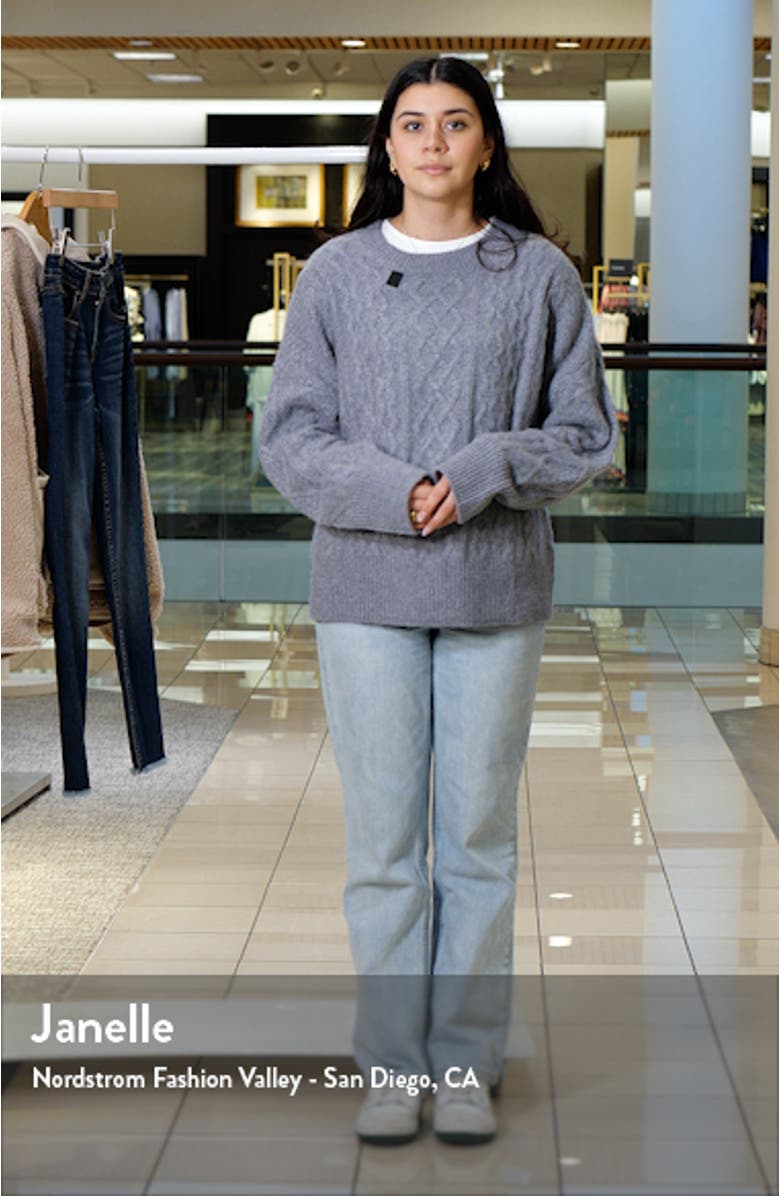 Oversize Cable Knit Sweater, sales video thumbnail