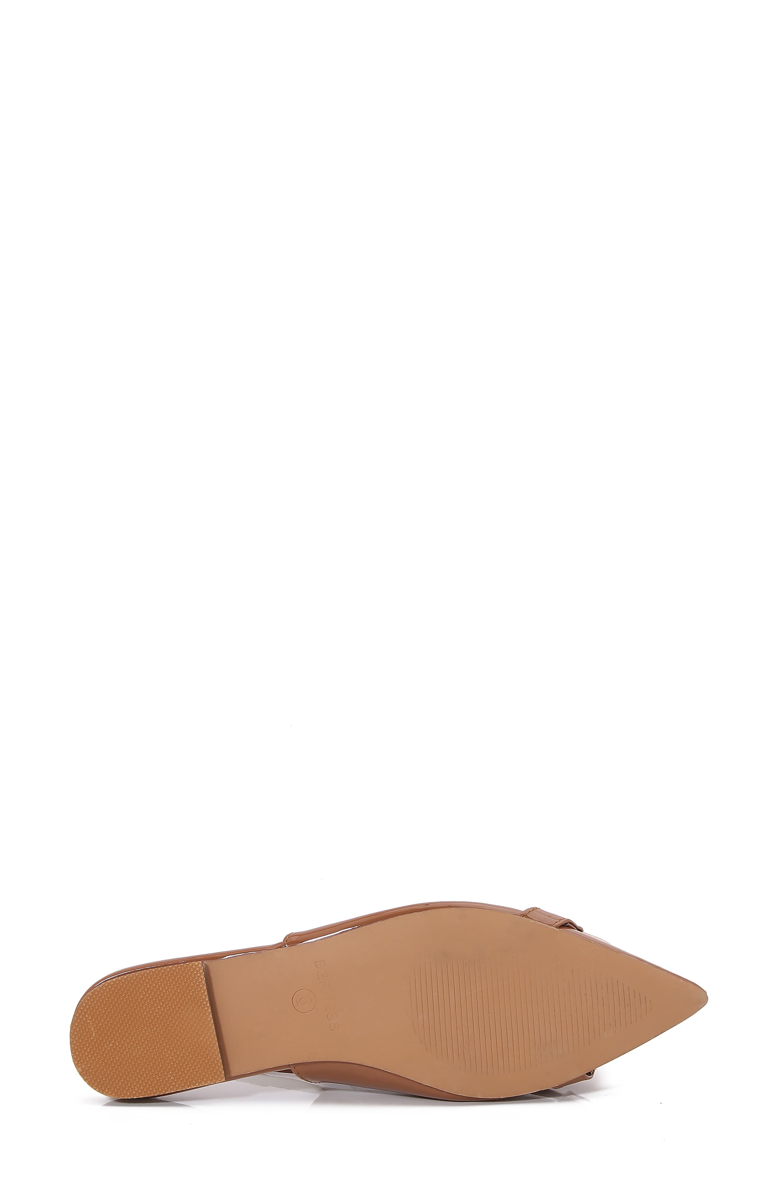 Caeli Buckle Slingback Flat, Alternate, color, MOCHA