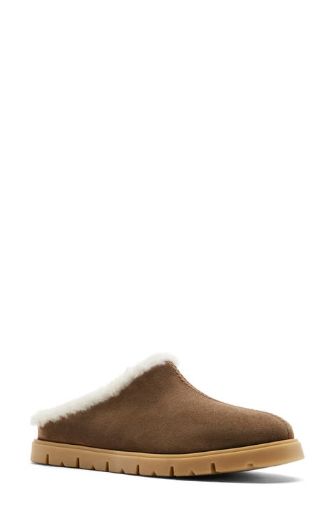 Eva Shearling Lined Slipper (Women)