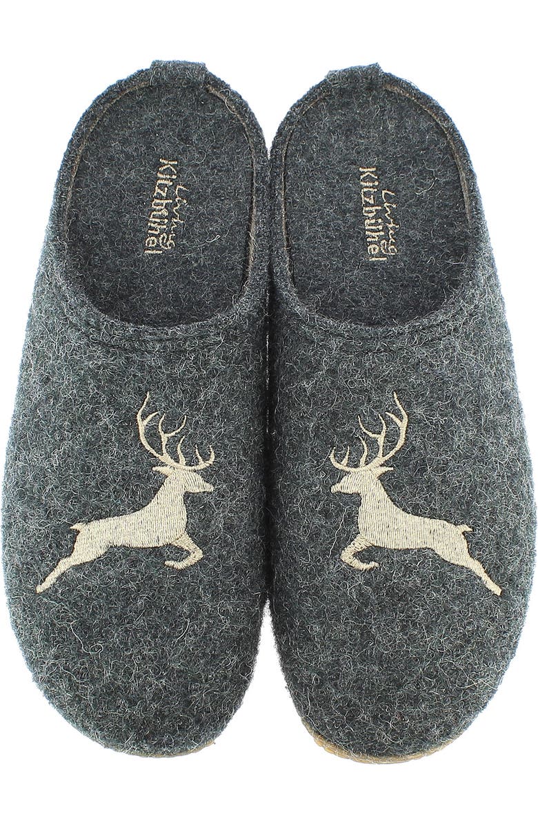Living Kitzbühel Deer Open Heel Slipper, Main, color,