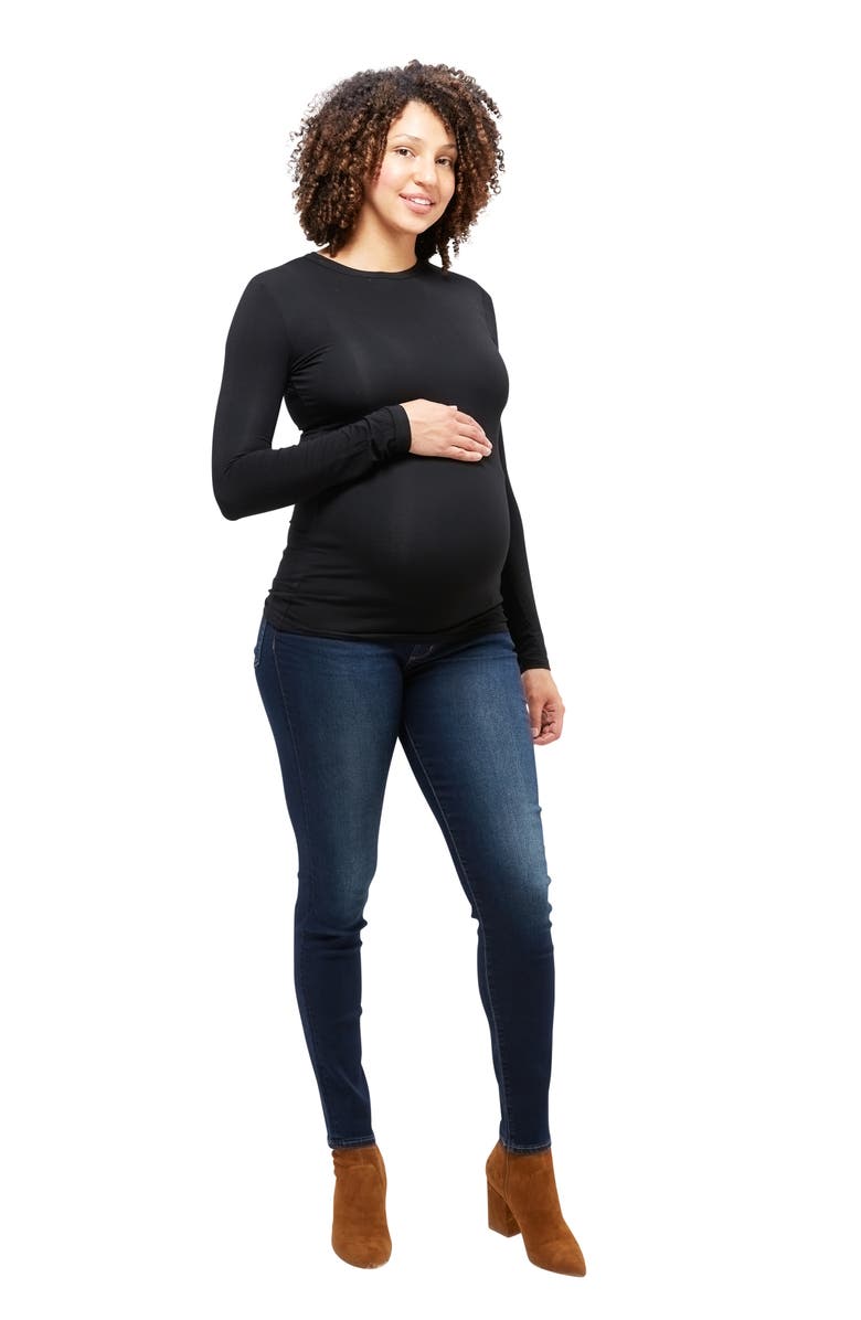 Nom Maternity Liv Long Sleeve Maternity Top, Alternate, color,