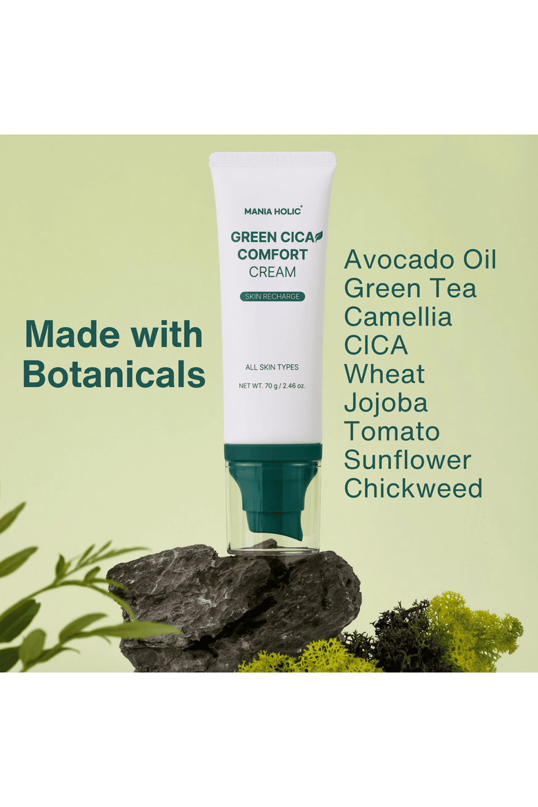 Green CICA Comfort Cream, Alternate, color, White