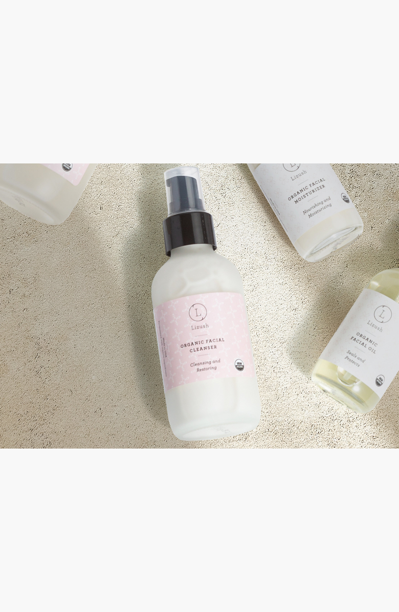 Lizush ORGANIC FACIAL CLEANSER Cleansing and Restoring, Alternate, color, NO COLOR