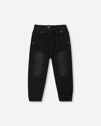 Deux Par Deux French Terry Pants - Anthracite Deux Par Deux French Terry Pants - Anthracite
