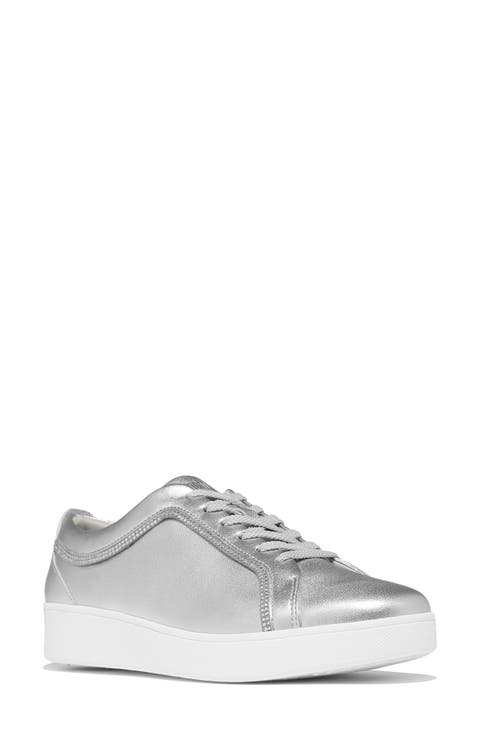 Rally Crystal Trim Leather Sneaker