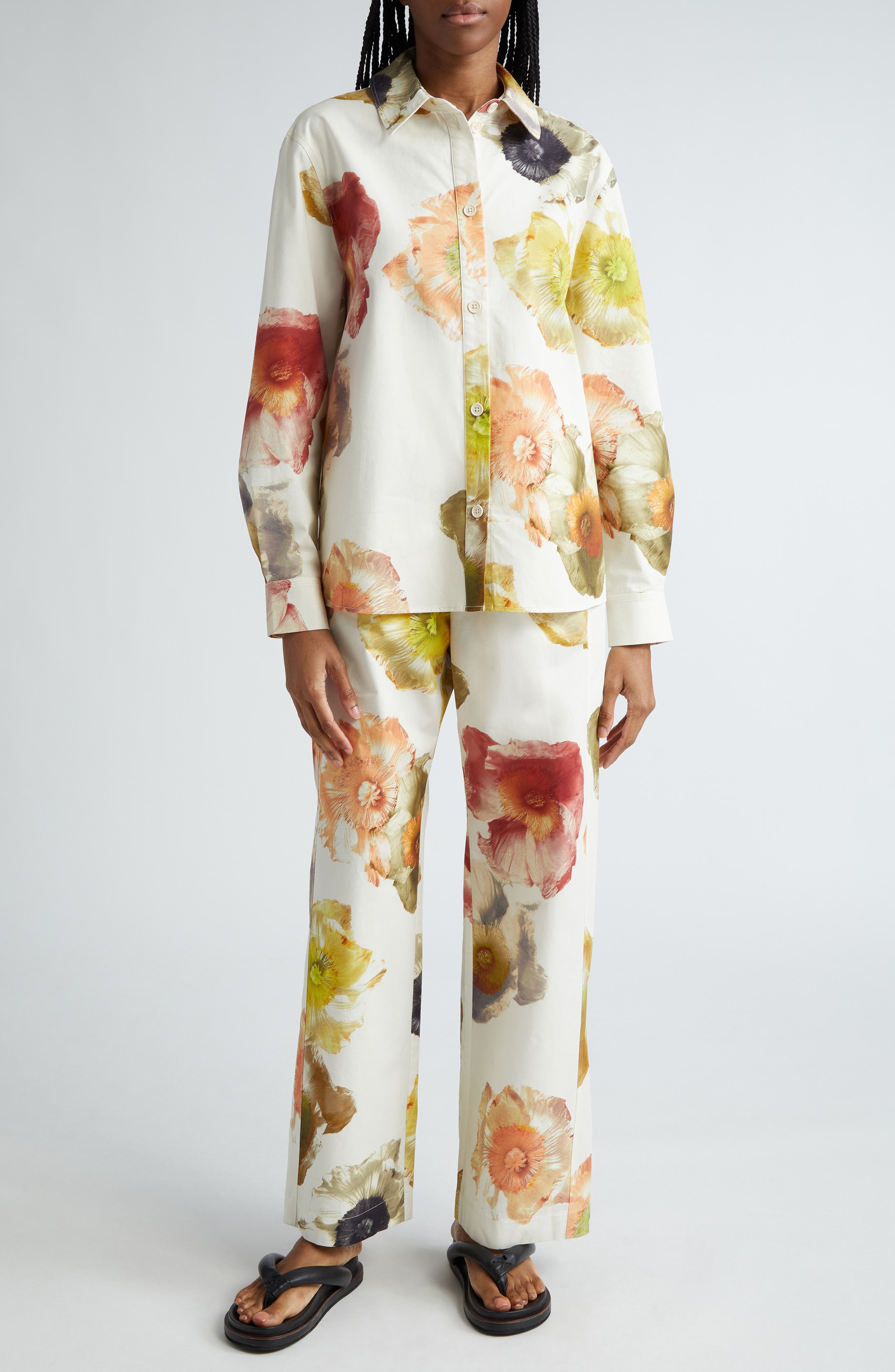 Stine Goya Martina Floral Organic Cotton Pants