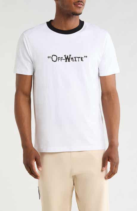 Off-White Logo Graphic Ringer T-Shirt