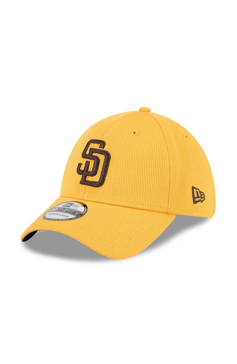 New Era Men's New Era Gold San Diego Padres 2025 Spring Training 39THIRTY Flex Hat, Alternate, color,