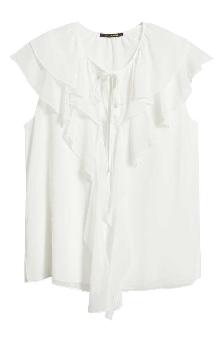 KOBI HALPERIN Maren Ruffle Cap Sleeve Top, Alternate, color,