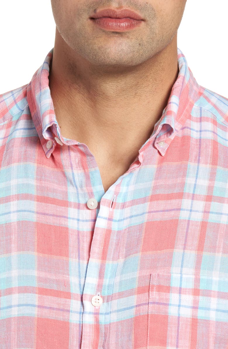 vineyard vines Atlantis Club Classic Fit Plaid Sport Shirt, Alternate, color,