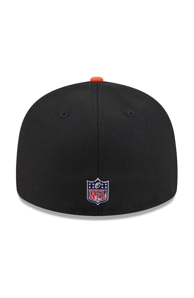 New Era Men's New Era Black/Orange Cincinnati Bengals 2026 NFL Draft Pre-Curved 59FIFTY Fitted Hat, Alternate, color, Black