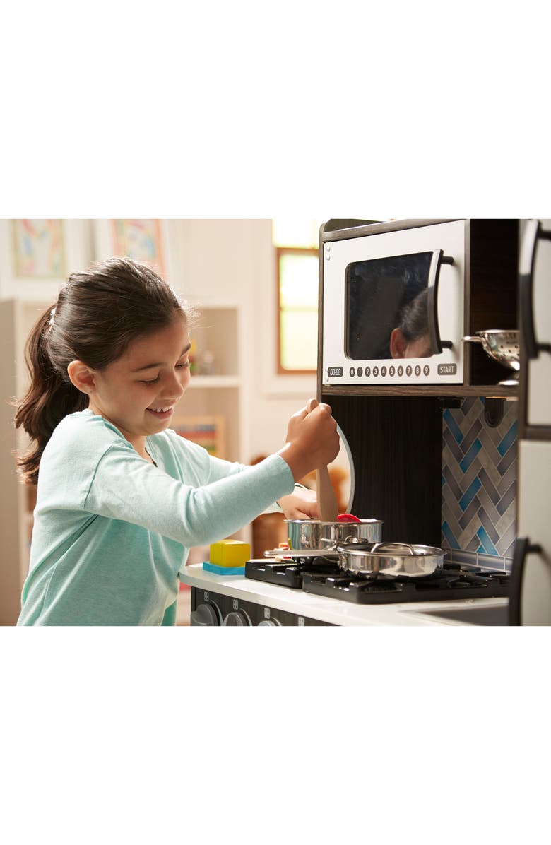 Melissa & Doug Wooden Chef's Kitchen Playset, Alternate, color, Multi