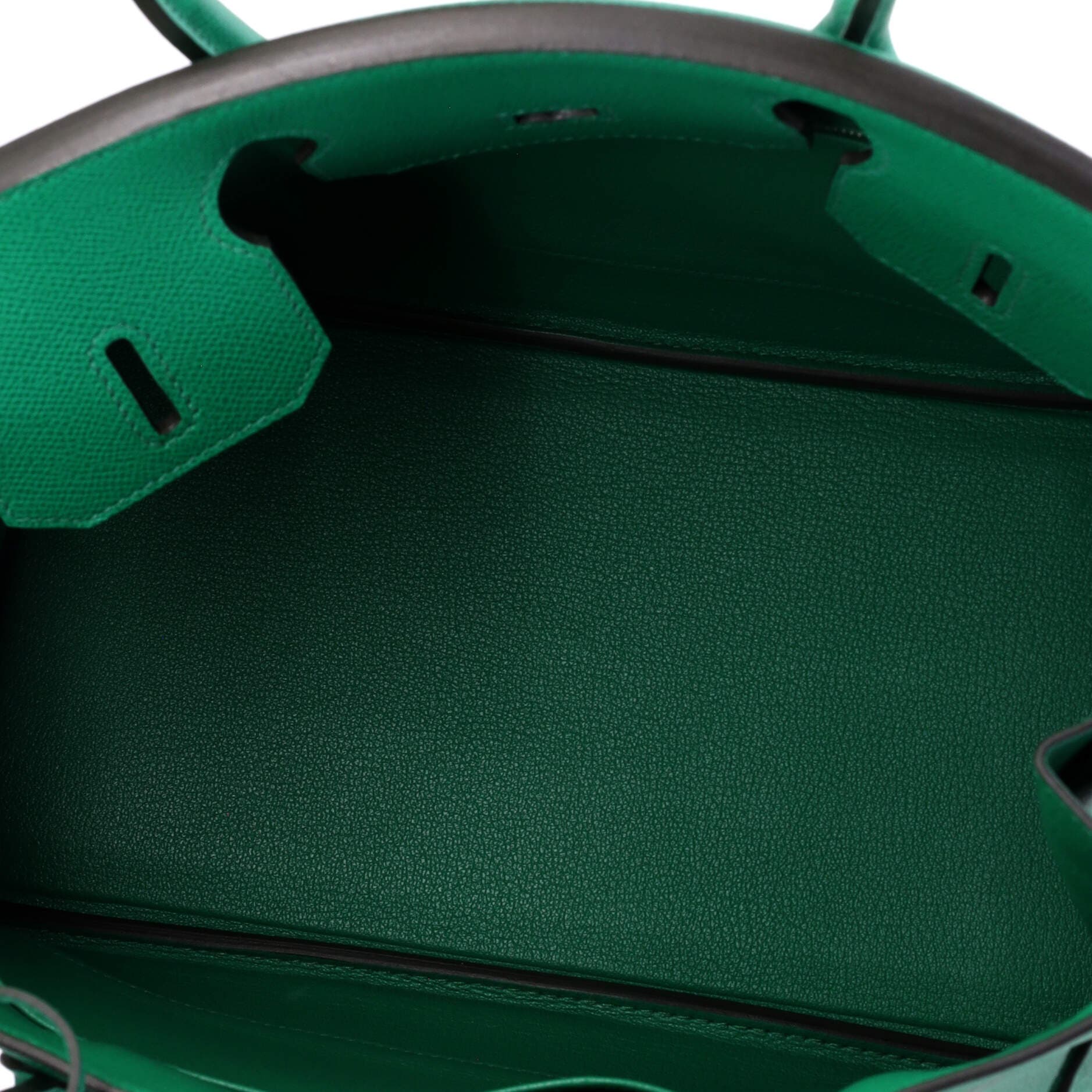 Birkin Handbag Green Epsom with Palladium Hardware 30, Alternate, color, Green
