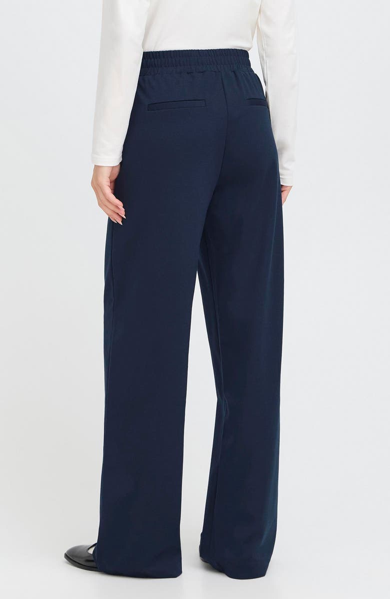 B.YOUNG Rizetta Wide Leg Pants, Alternate, color, Copenhagn Night
