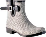 Nomad Droplet Patterned Waterproof Rain Boot