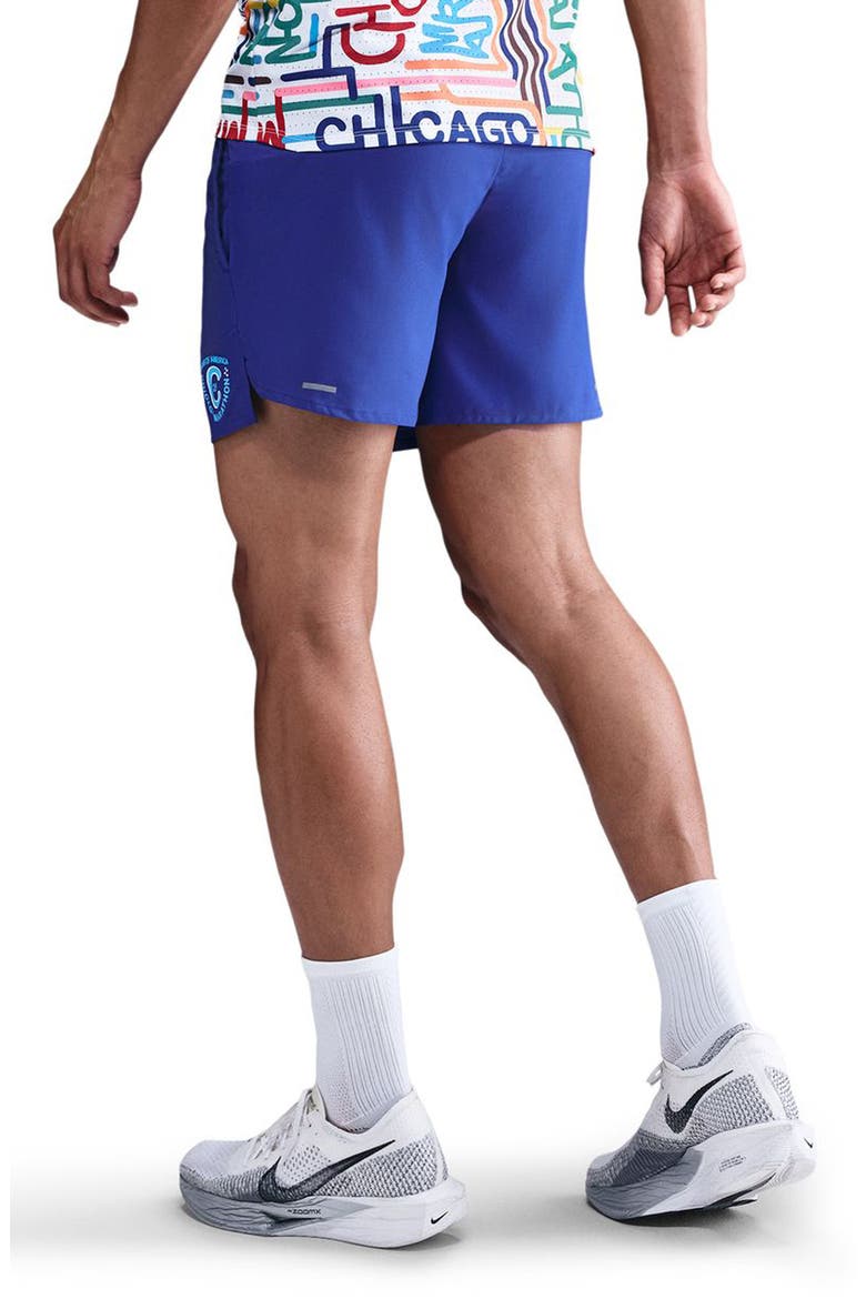 Dri-FIT Stride 5-Inch Running Shorts, Alternate, color, DEEP NIGHT/ REFLECTIVE SILVER