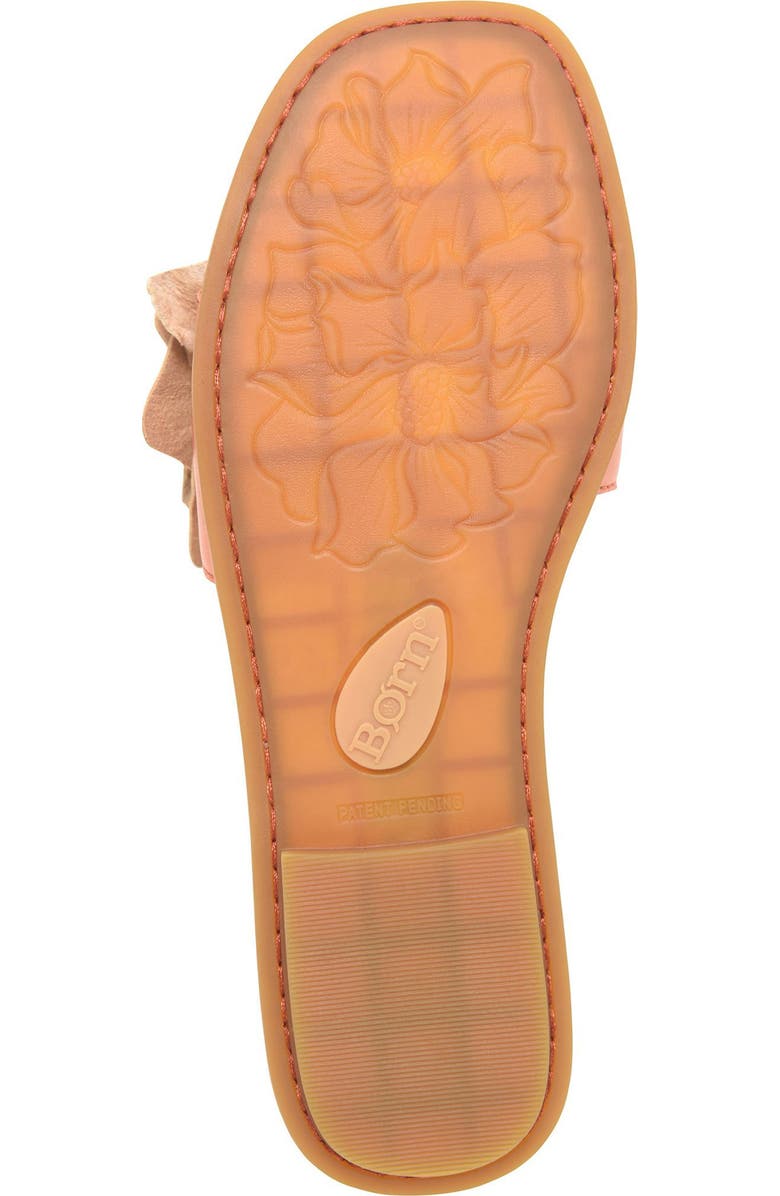 Børn Hibiscus Slide Sandal, Alternate, color, Rose Metallic Combo