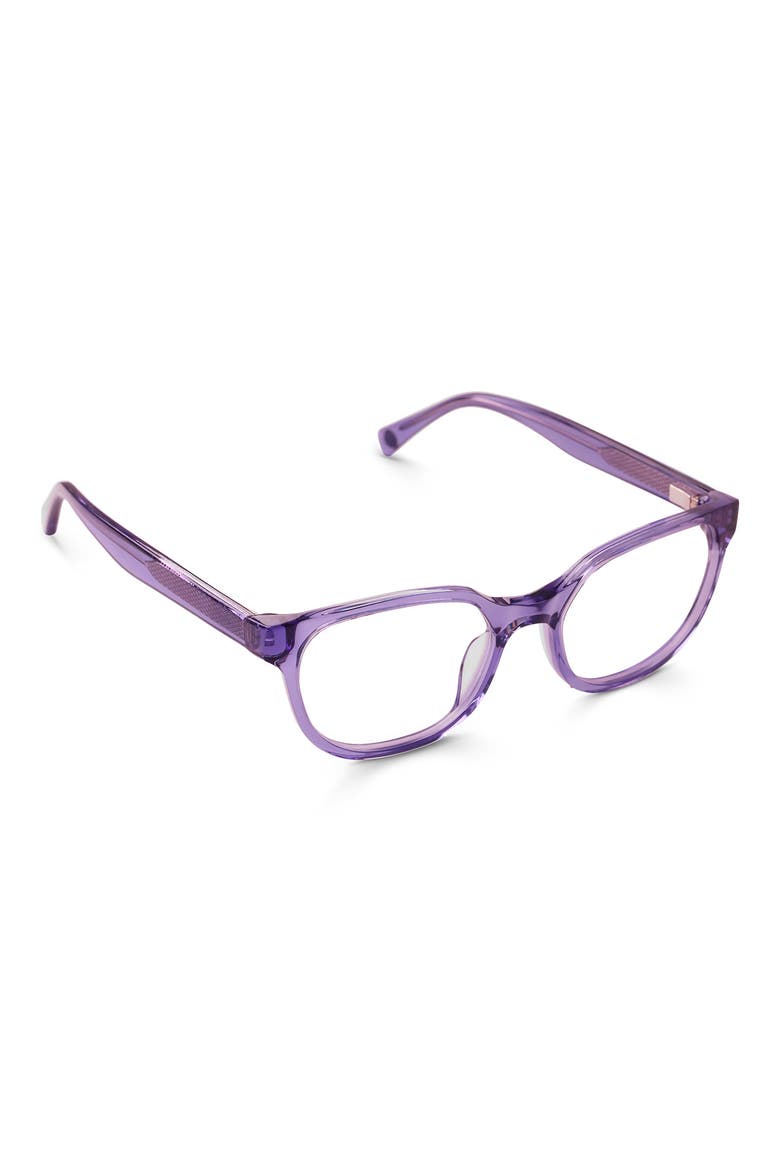 Miss Perception 52mm Cat Eye Reading Glasses, Alternate, color, LAVENDER CRYSTAL