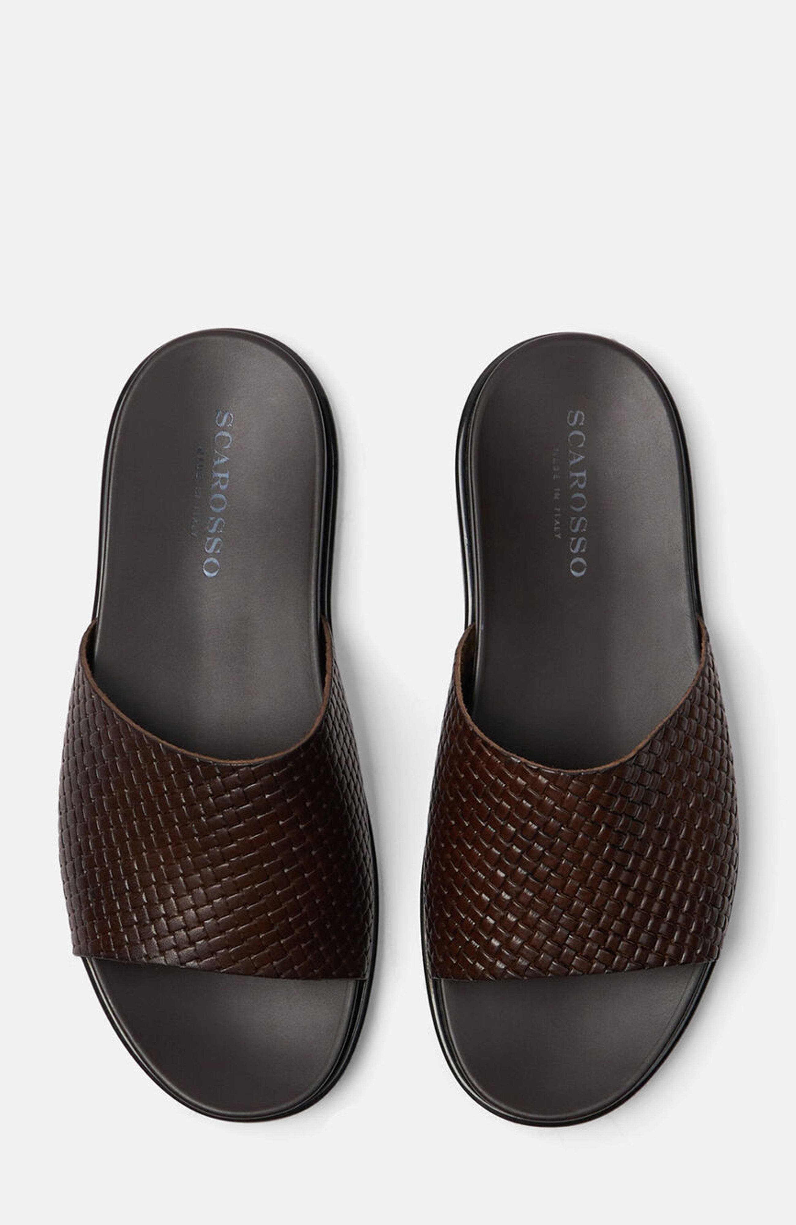 SCAROSSO Tito Sandals, Alternate, color, Brown Calf