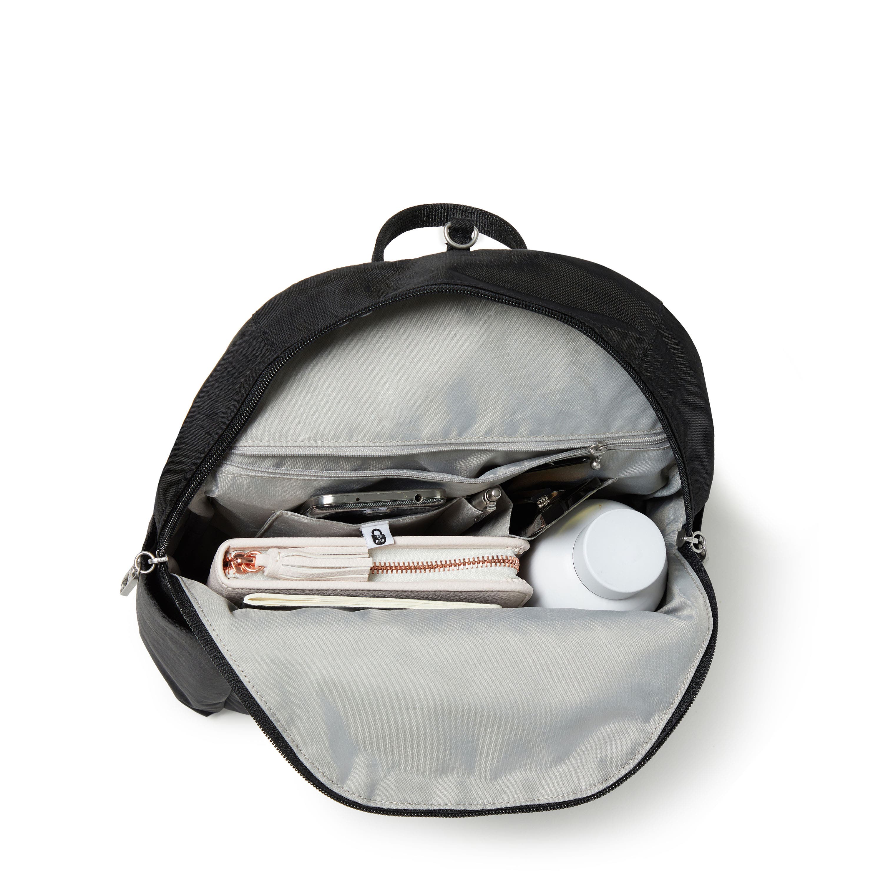 BAGGALLINI Securtex Anti-Theft Vacation Backpack, Alternate, color, Black