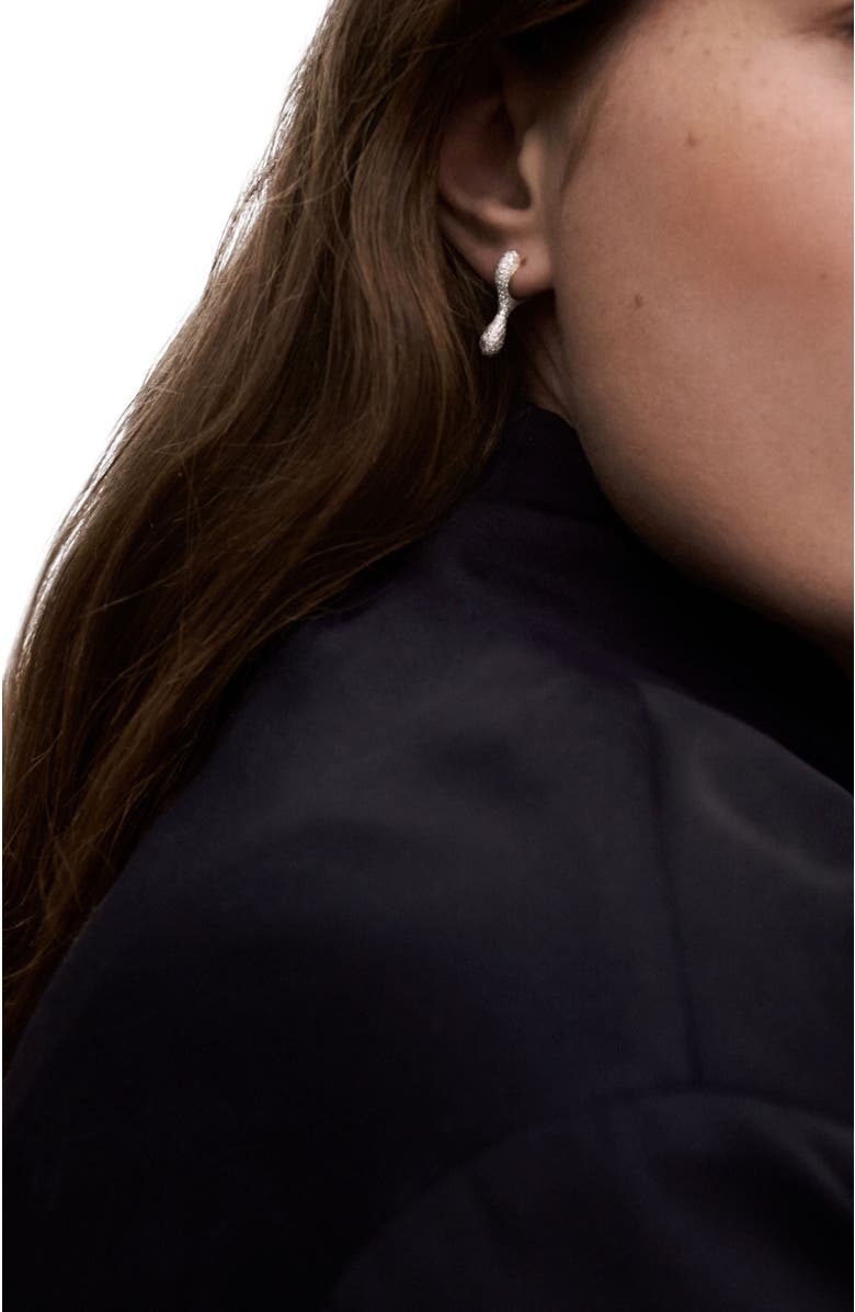 PDPAOLA Pavé Ray Hoops, Alternate, color, Gold