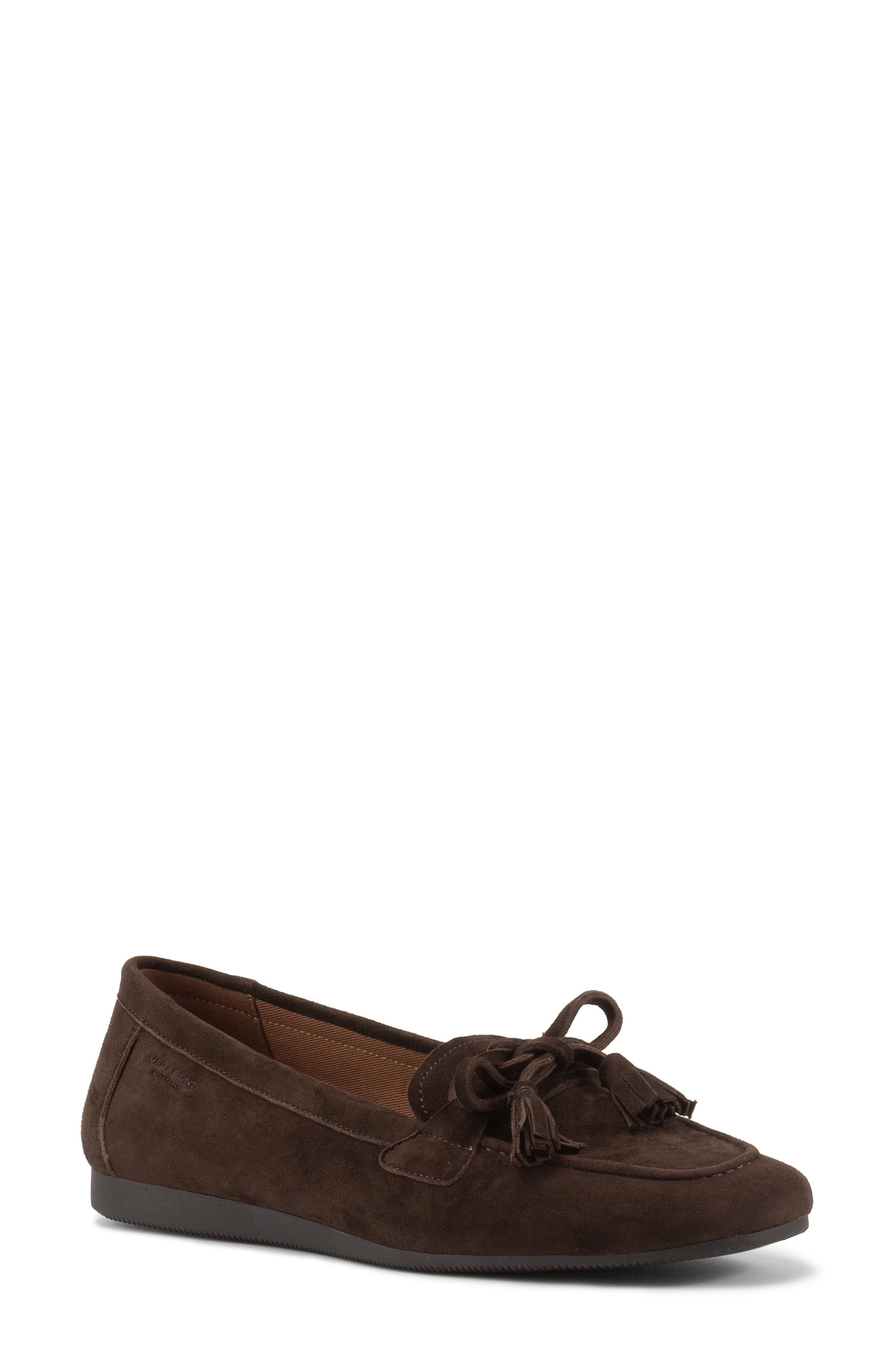 Vagabond Shoemakers Hillary Tassel Loafer, Main, color, Coffee