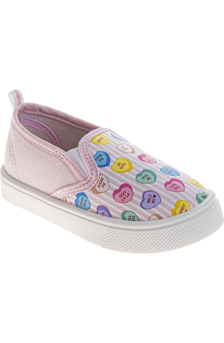 SweetHearts Conv. Hearts Slip-On 5-10, Main, color, Lilac Multi