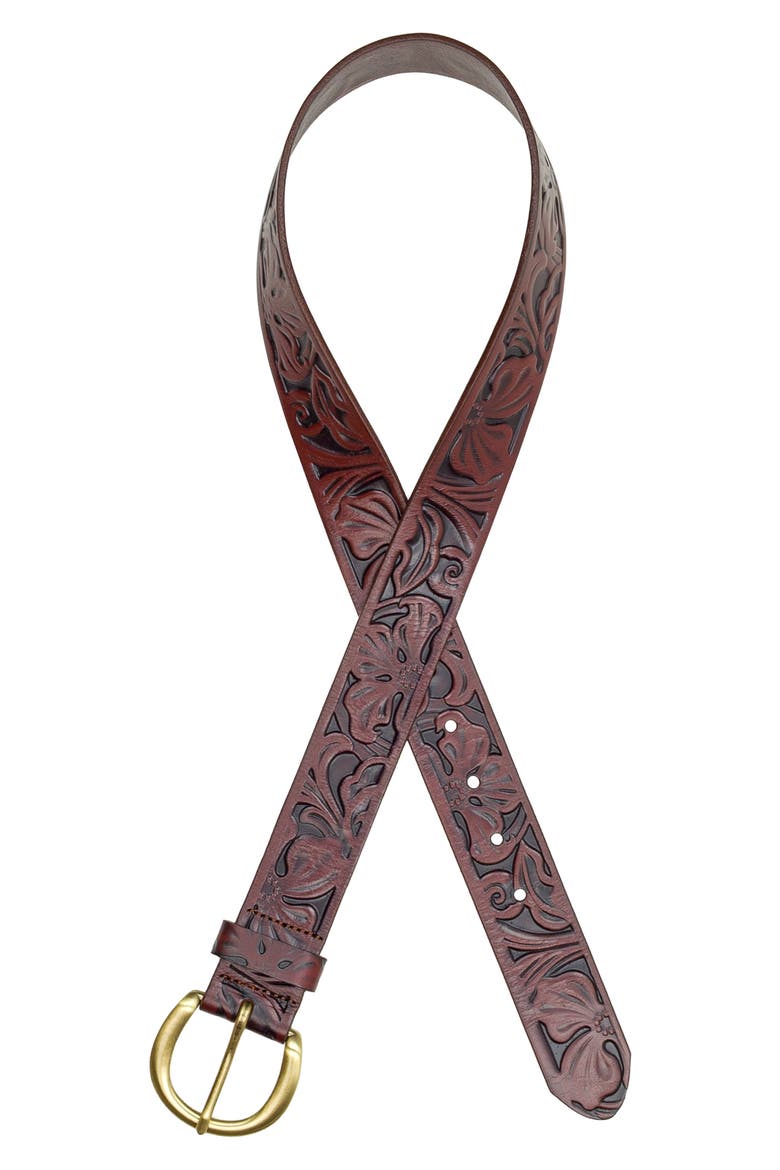 Baveno Leather Belt, Alternate, color, BRITISH TAN