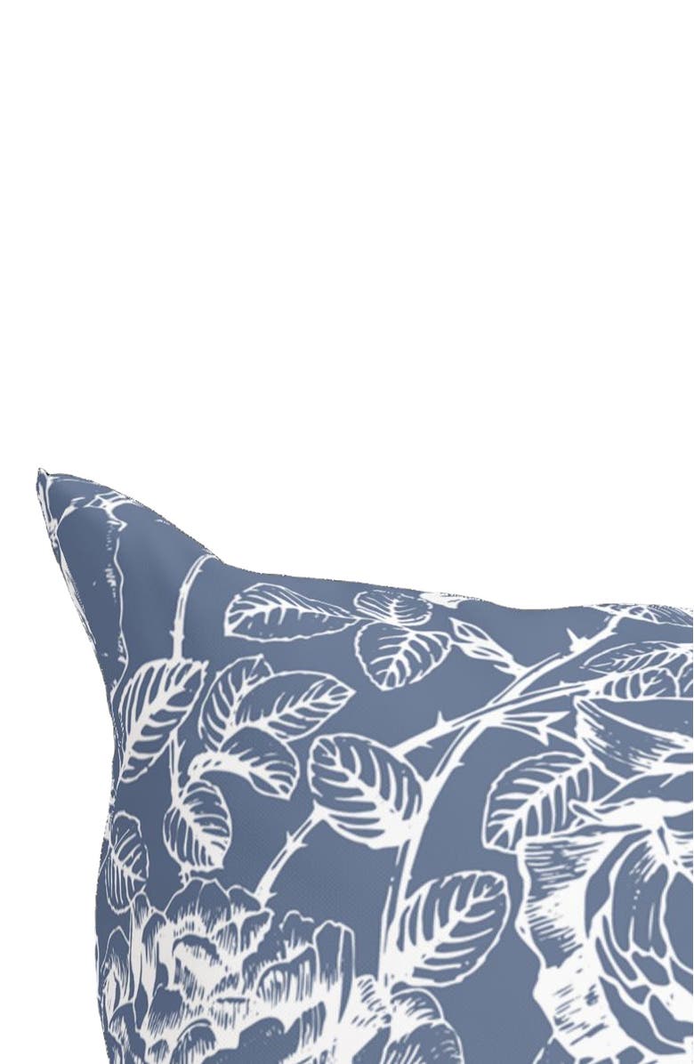 Winterborne Decor Williamsburg Blue Floral Pillow, Alternate, color, Emmaline