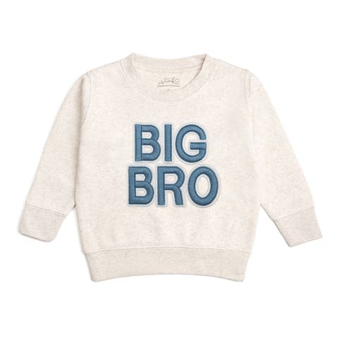 Big Bro Embroidered Patch Sweatshirt (Baby, Toddler & Little Kid)