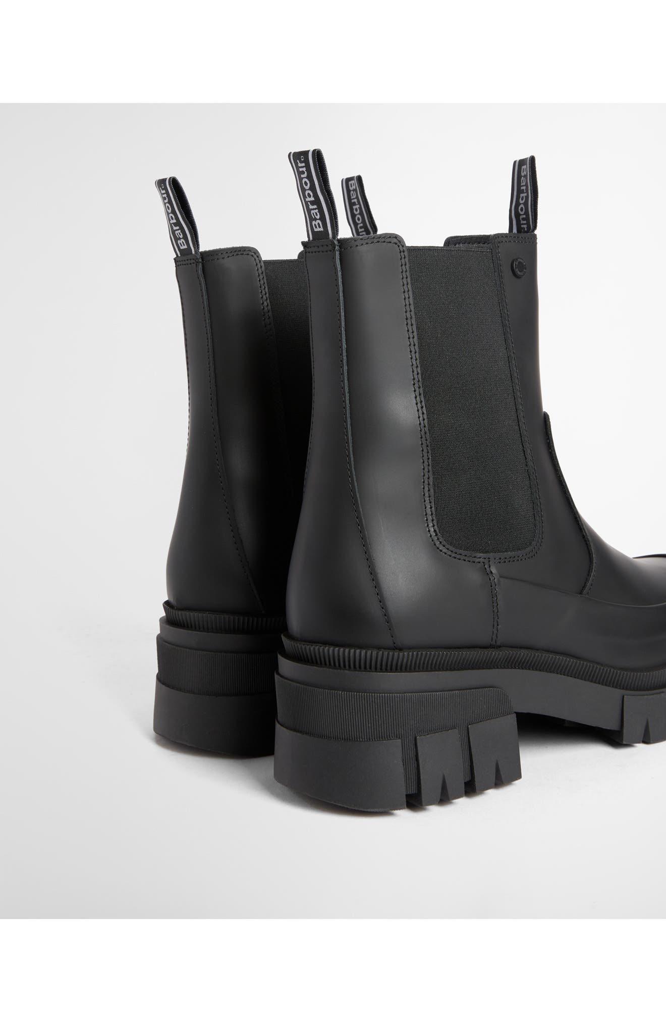Sofie Leather Chelsea Boot, Alternate, color, BLACK