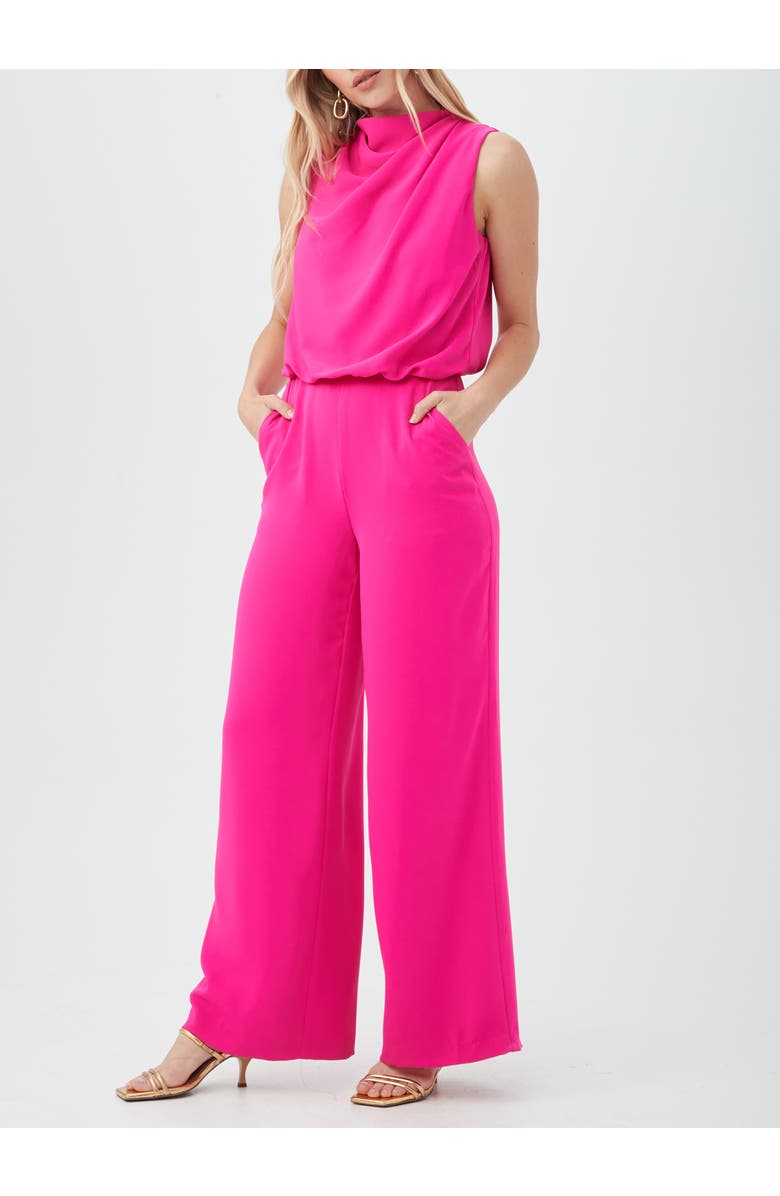 Trina Turk Bleecker Jumpsuit, Main, color, Petal Pink