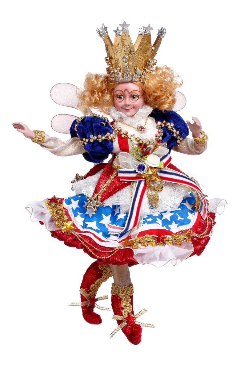 Mark Roberts Lady Liberty Fairy, Small, Main, color, Dark Blue