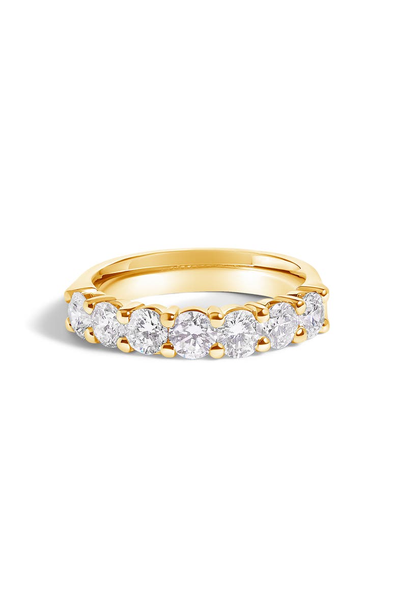 Haus of Brilliance 14K Gold 1 1/2 Ctw Diamond 7 Stone Band Ring, Main, color, Yellow Gold