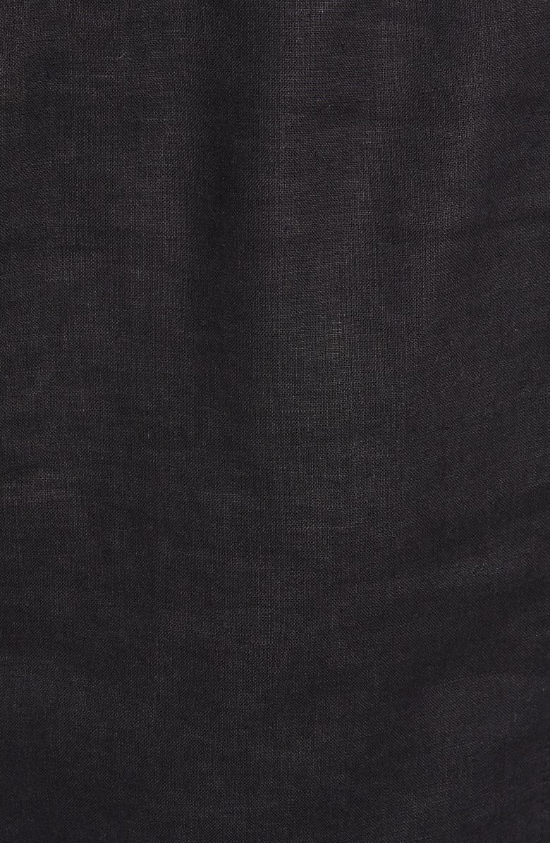 Tommy Bahama Two Palms Linen Raw Edge Jacket, Alternate, color, Black